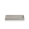 Decor Walther Tablett S / M / L "Brownie" TAB – Lederimitat Taupe / M