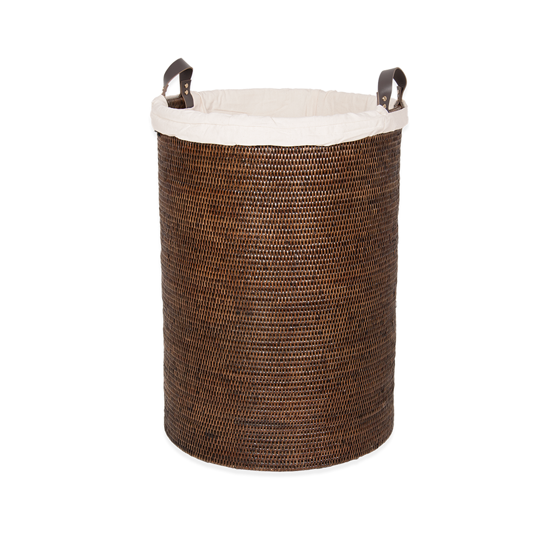 Decor Walther Wäschekorb "Basket" SPA – Rattan Dunkel