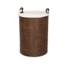 Wäschekorb "Basket" SPA – Rattan Dunkel