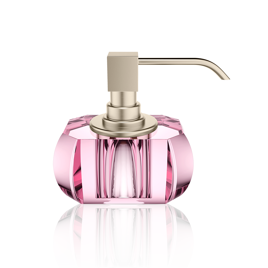 Decor Walther Seifenspender "Kristall" SSP – Pink / Nickel