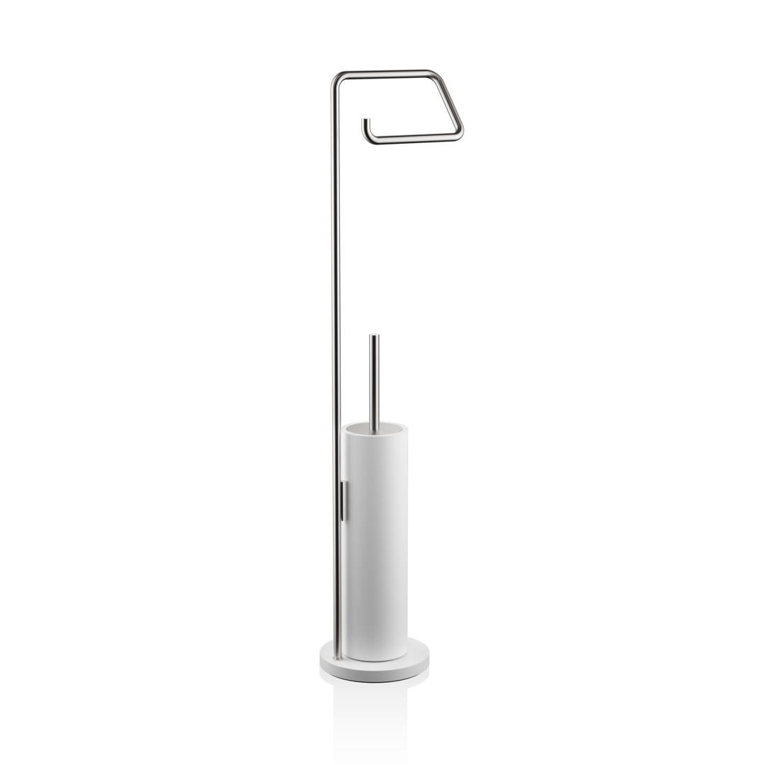 Decor Walther WC Kombination "Stone" SBK – Weiß / Edelstahl matt