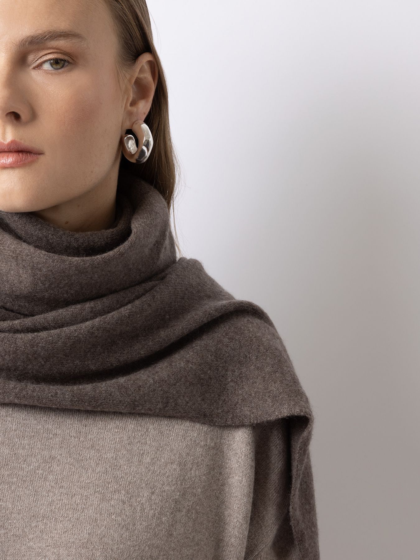 Schal im Glattstrick