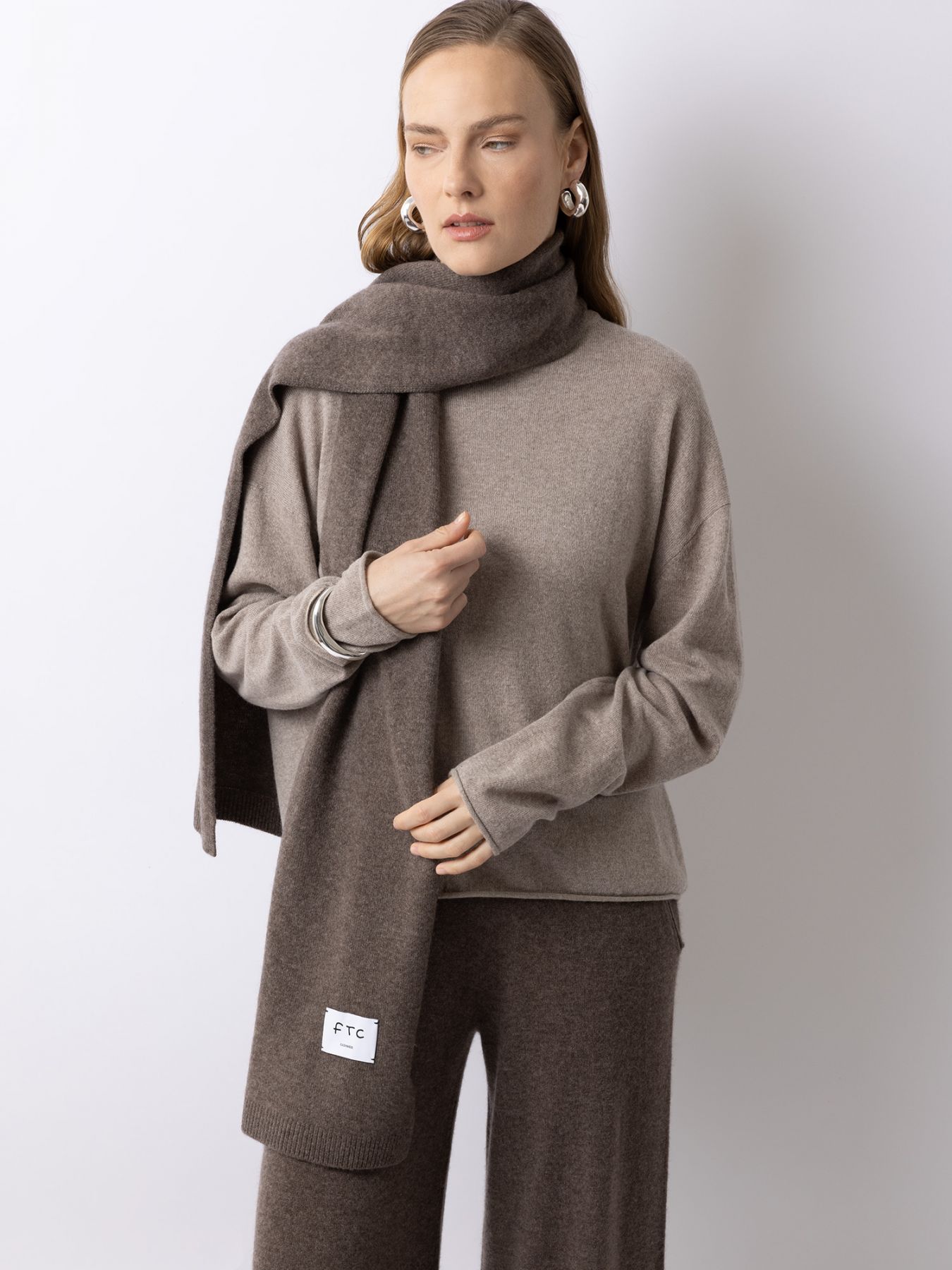 Schal im Glattstrick