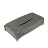 Papiertuchbox "Elba handwoven" PC-INT-rect von Riviere – Grey RV18
