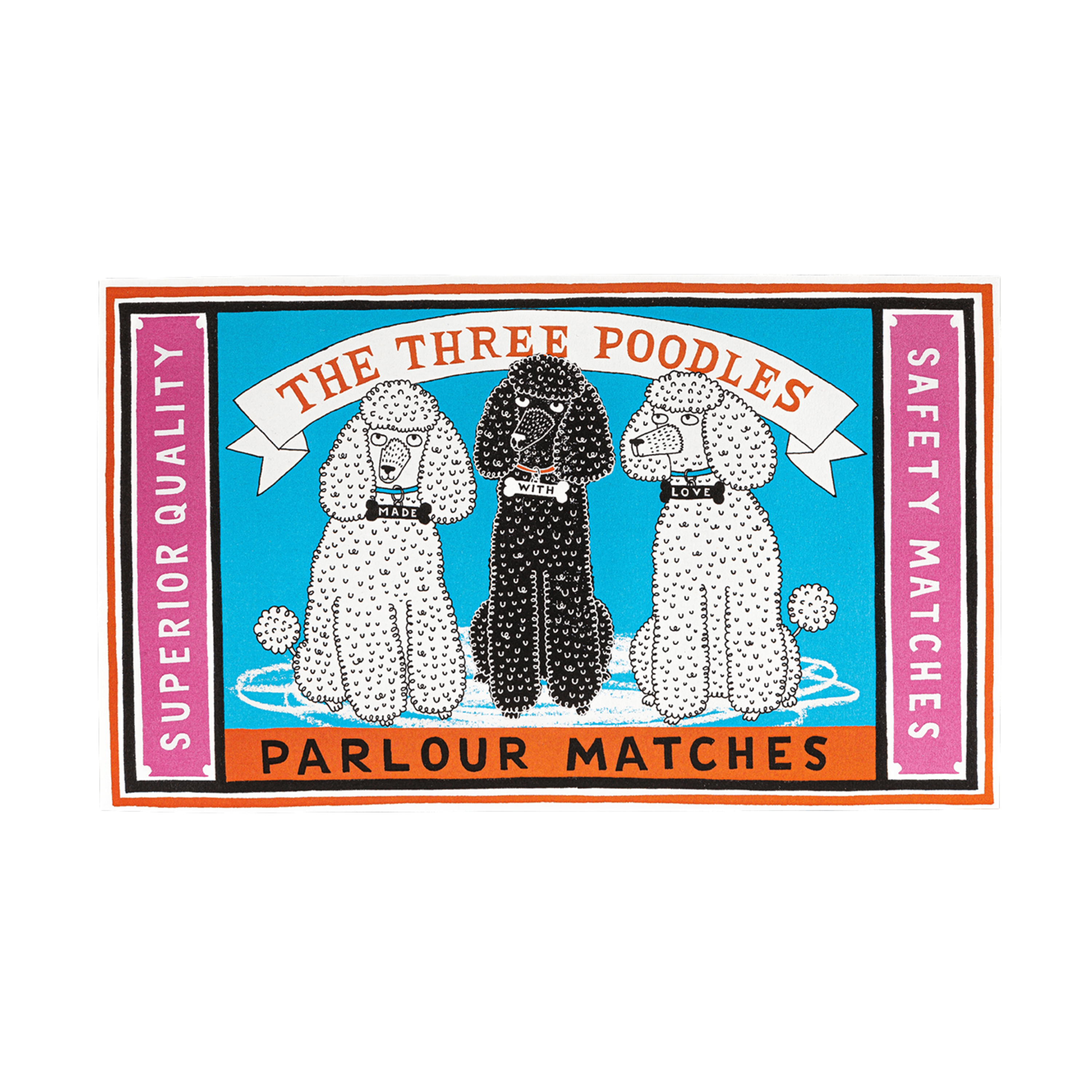 Three Poodles Giant Matches