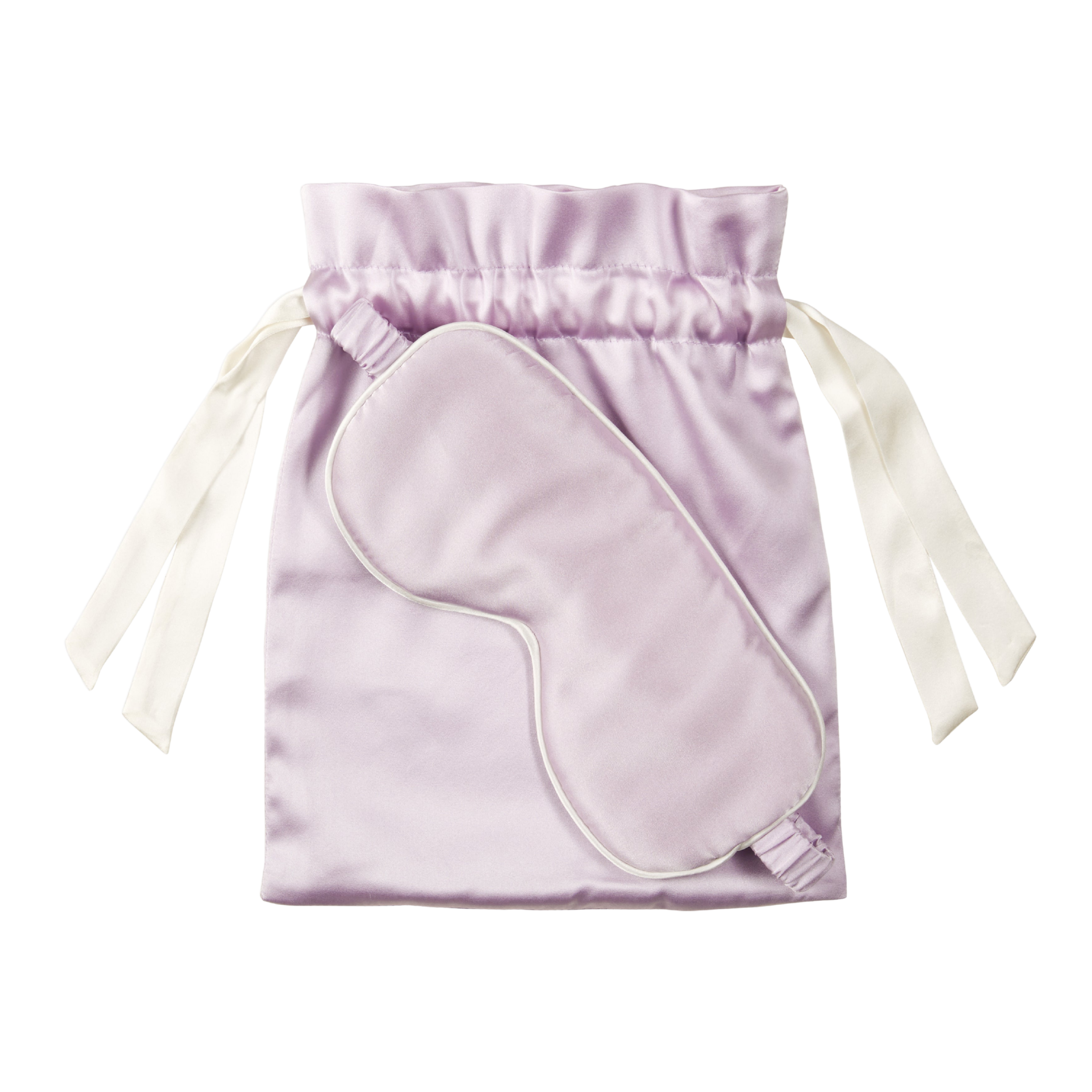 Schlafmaske Liz - lilac/ white
