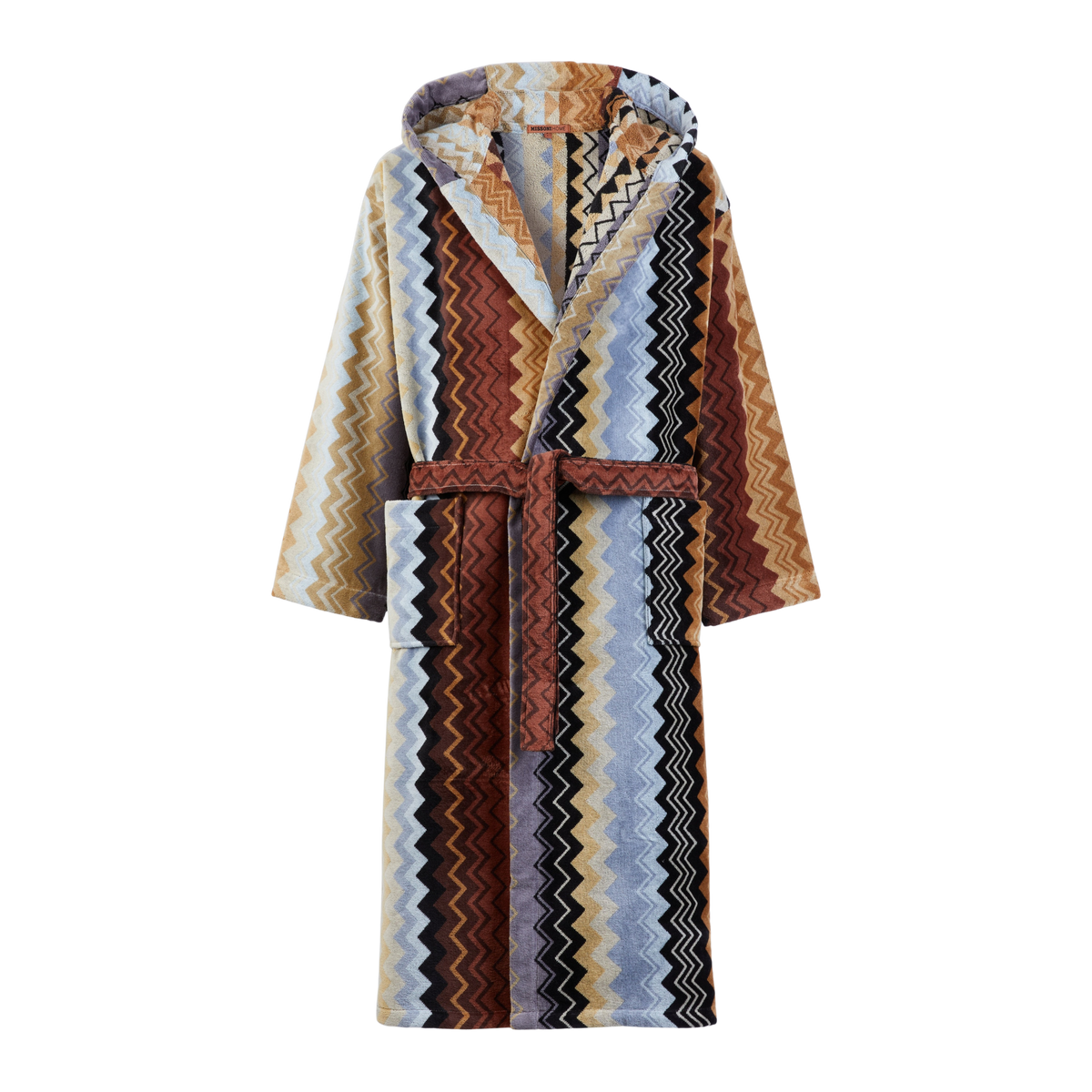 Bademantel Unisex "Giacomo" von Missoni – 160 Schwarz