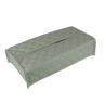Papiertuchbox "Elba Diamonds" PC-PT-rect von Riviere – Celadon green RV109
