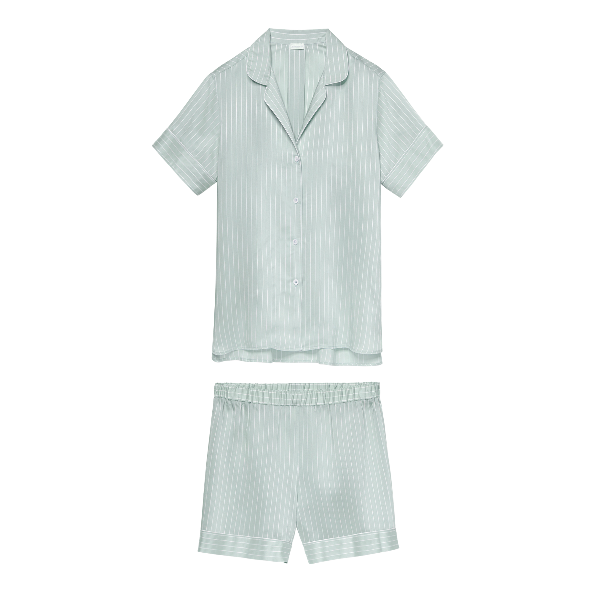 Pyjama Kurz “Feminine Stripes”