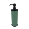 Seifenspender rund "Positano"HA297 von Giobagnara – G43 Pistachio / Schwarz matt