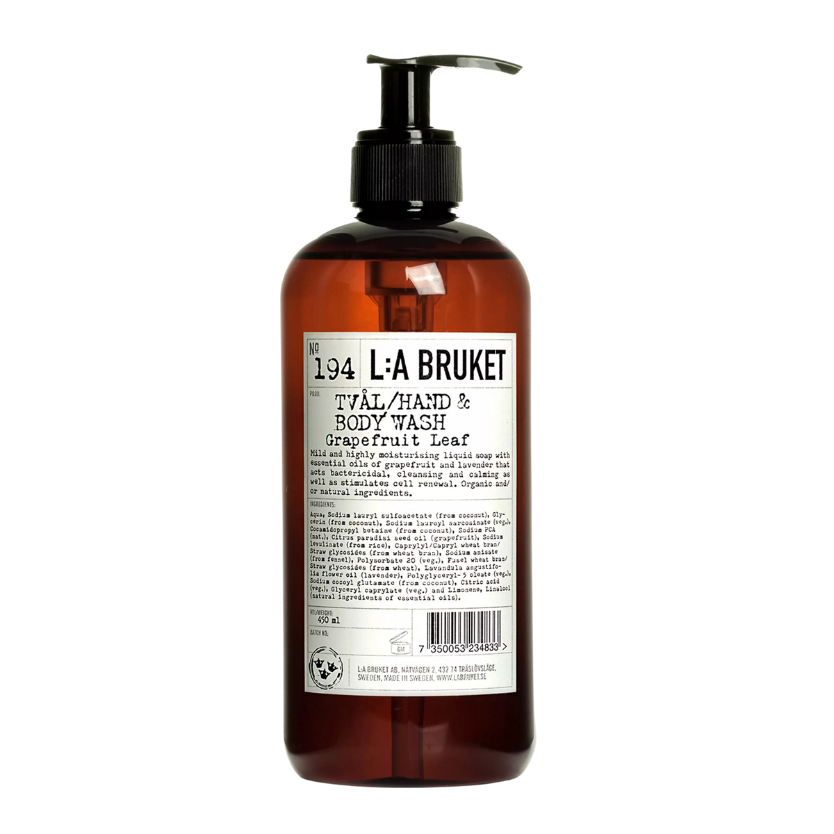 Flüssigseife "No. 194 Grapefruit" von L:A Bruket