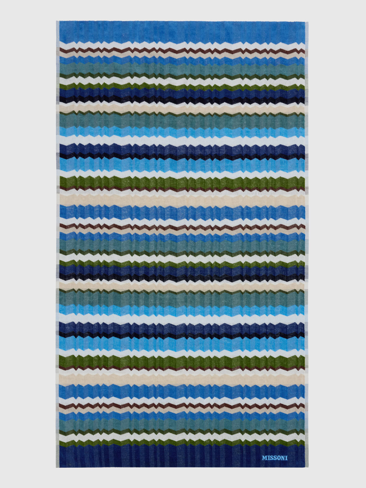 Strandtuch "Eva" 180x100cm von Missoni – 170 Blau