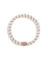 Kknekki Haargummi Slim – Slim / Slim White-Beige Glitter Stripe