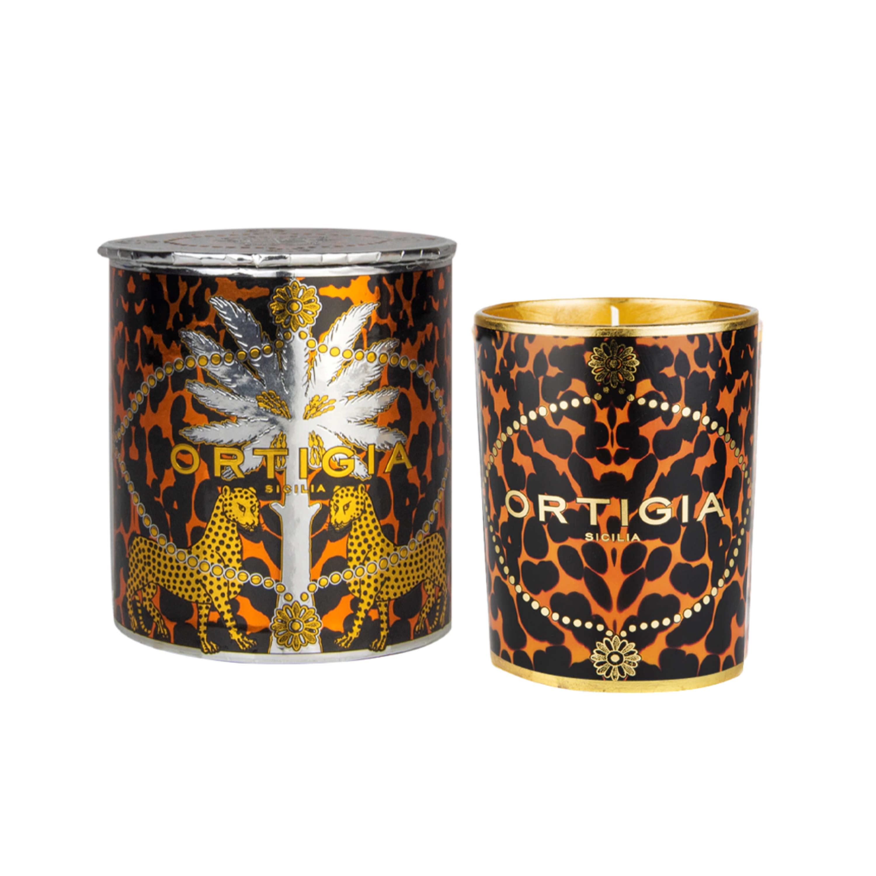 Duftkerze verziert "Ambra Nera"