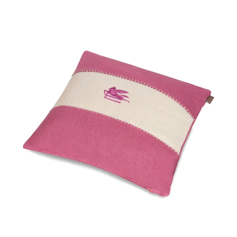 Kissen mit Logo-Stickerei "Hot Pink" von Etro