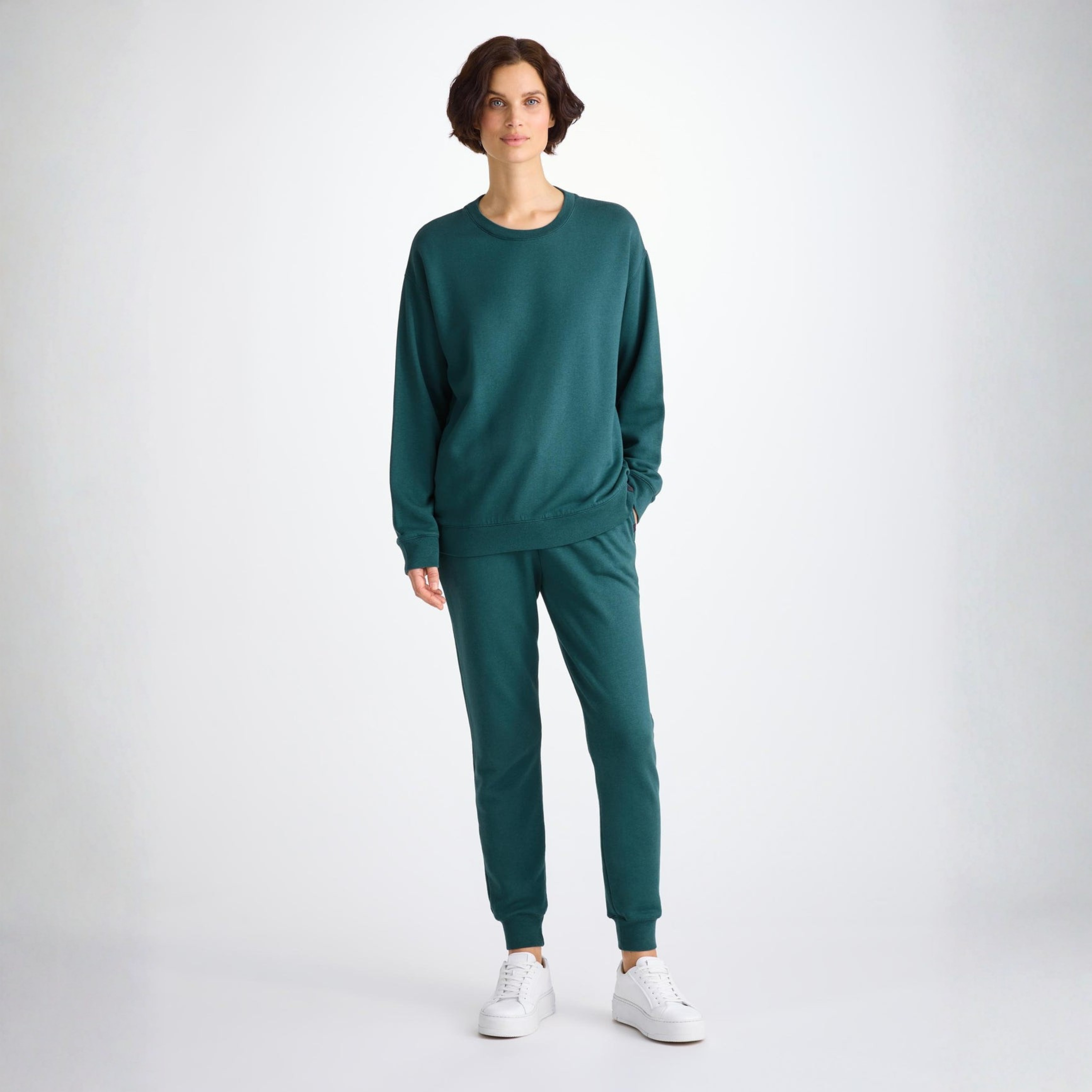Women's Pyjama "Lara Micro Modal Stretch" Pine Green
