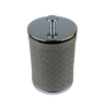 Dose mit Deckel L "Alghero" BS/LB von Riviere – Grey RV18