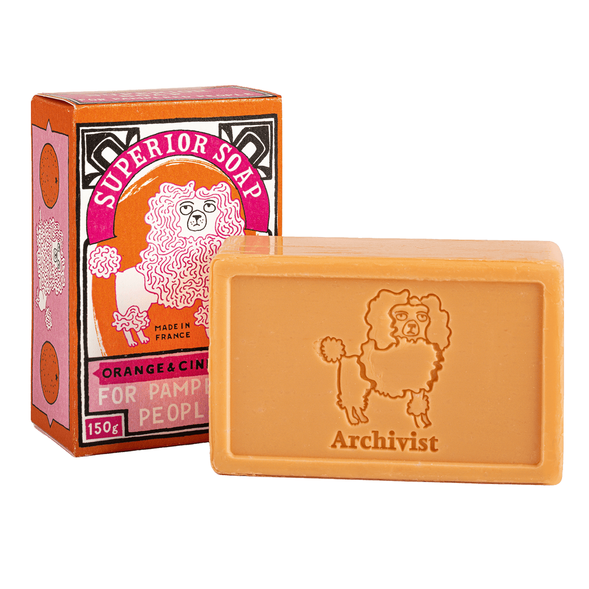 Orange & Cinnamon Poodle Soap von Archivist
