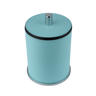 Dose mit Deckel M "Positano" HB721 von Giobagnara – G10 Light blue / Chrom