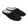 Men's Slipper "Douglas Suede Sheepskin" von Derek Rose – Black