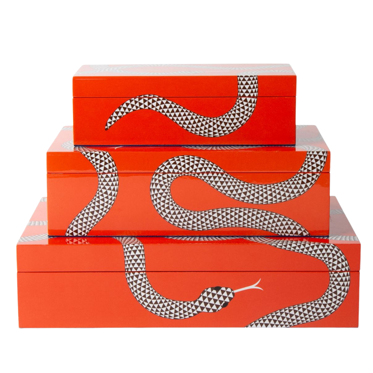 Box "Eden" von Jonathan Adler – Orange / Groß