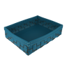 Box "Barcellona" flach BK-VTB-3 von Riviere – RO22 Turquoise