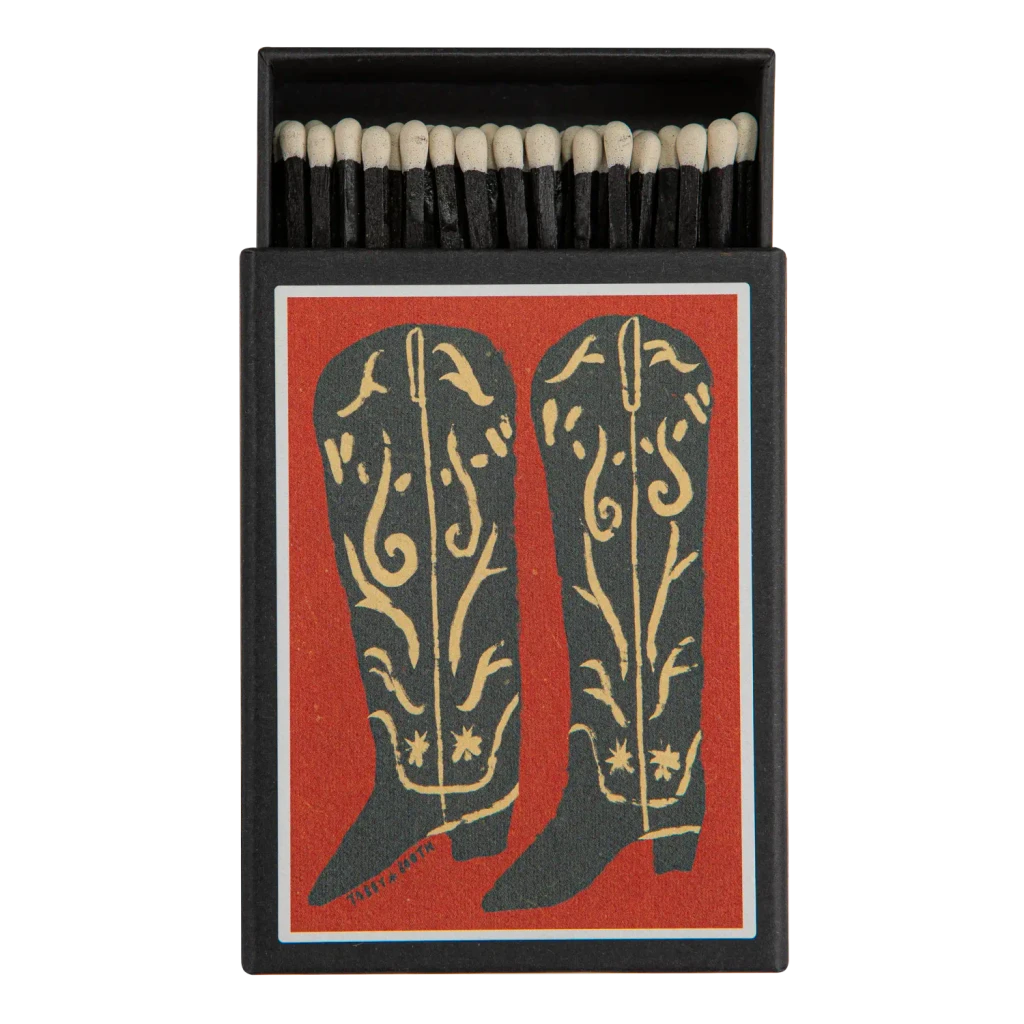 Cowboy Boots Keepsake Matchbox