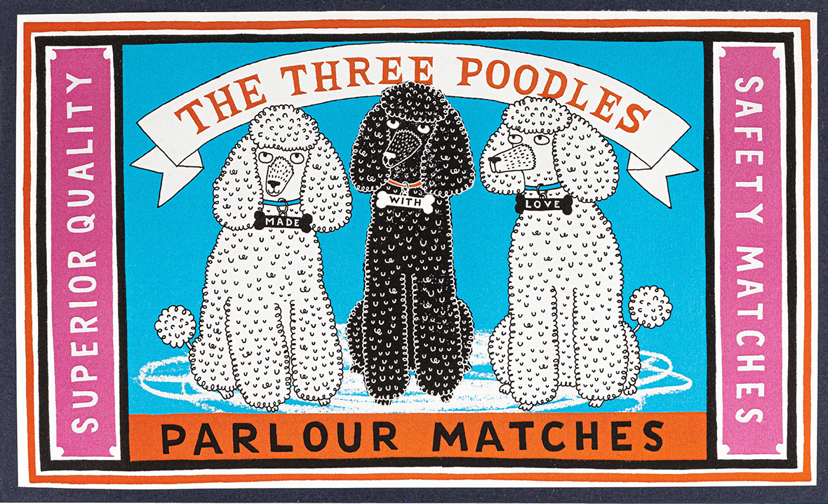 Three Poodles Giant Matches