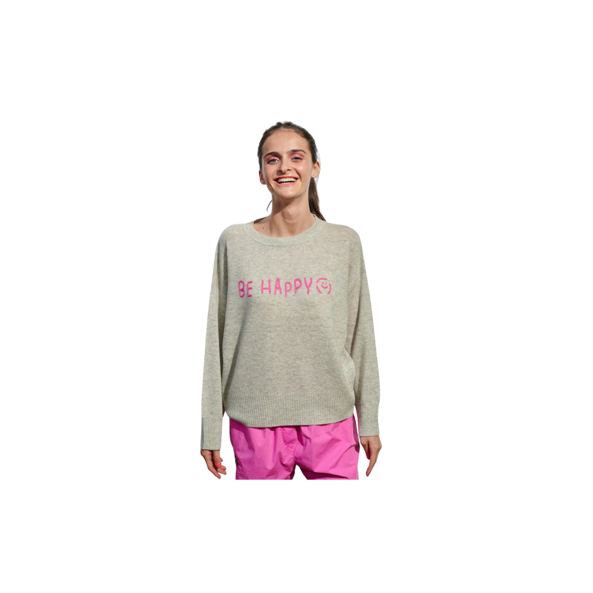 Kaschmir Pullover "Be Happy" von Another Brand