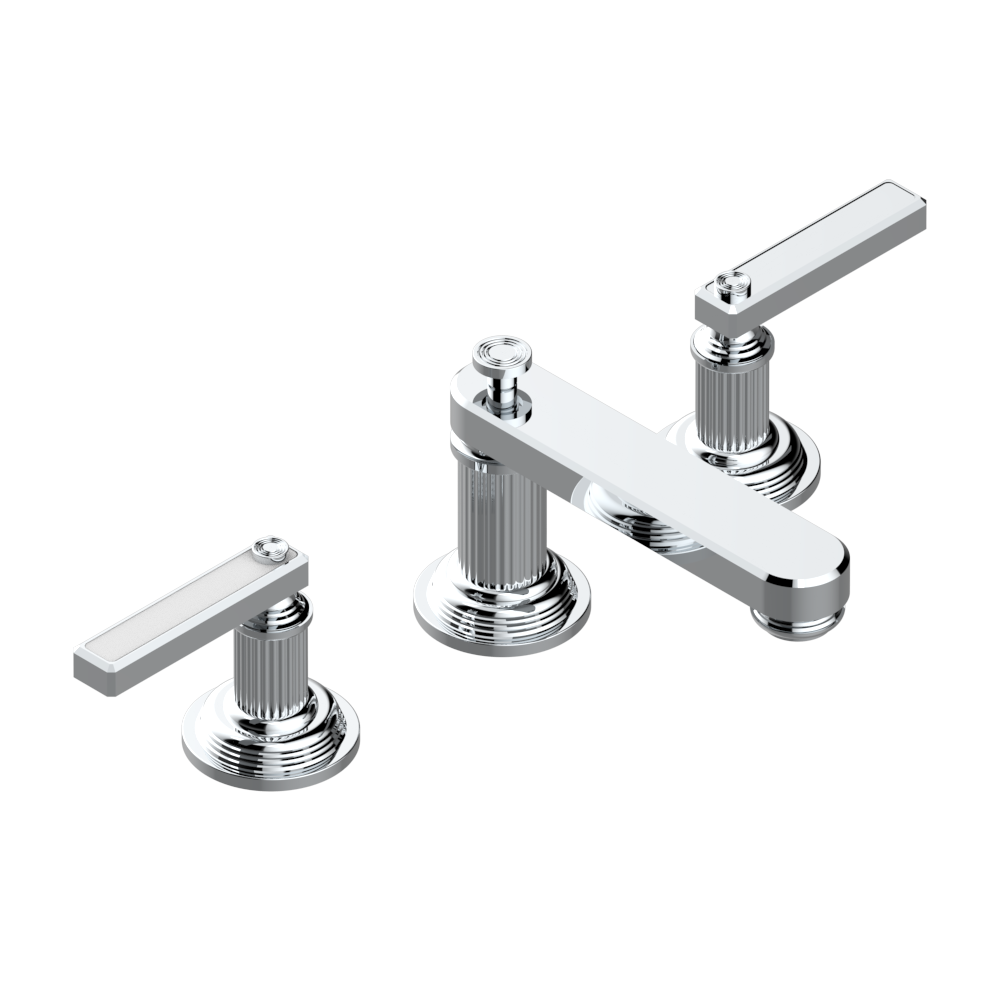 THG Grand central Onyx weiß mit Hebelgriffen – U9S.151 – Chrom A02