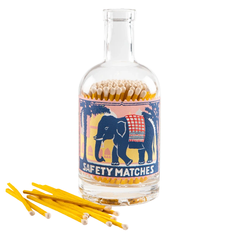 Elephant Stamp Match Bottle