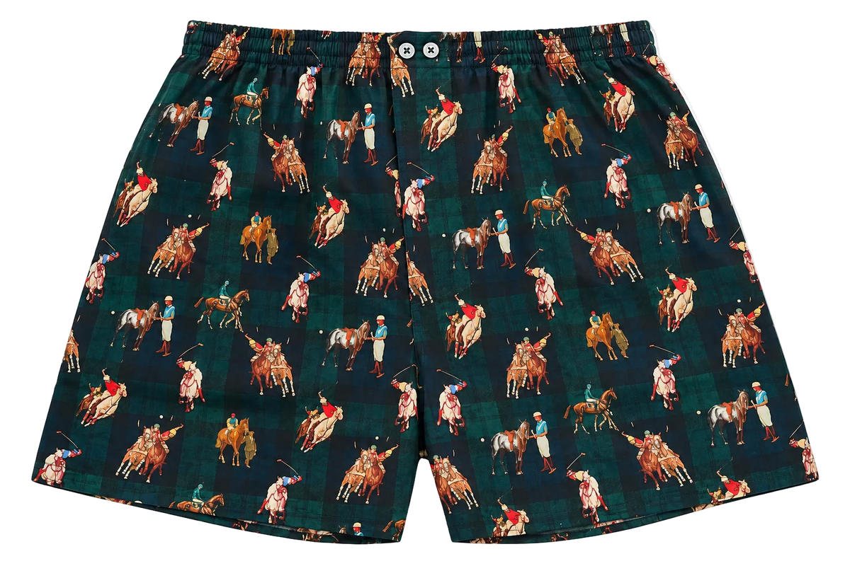 Boxer Shorts "Cotton Sateen Print" 4680-75101