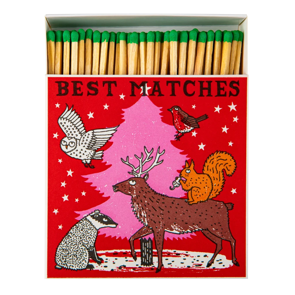 Woodland Christmas Tree Matches