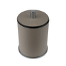Dose mit Deckel M "Positano" HB721 von Giobagnara – G83 Stone / Chrom