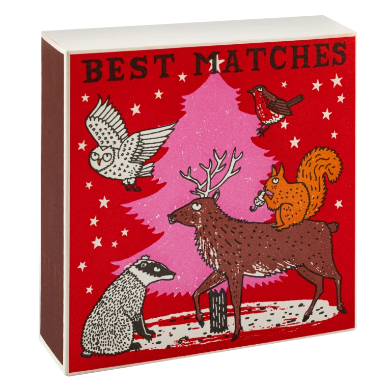 Woodland Christmas Tree Matches