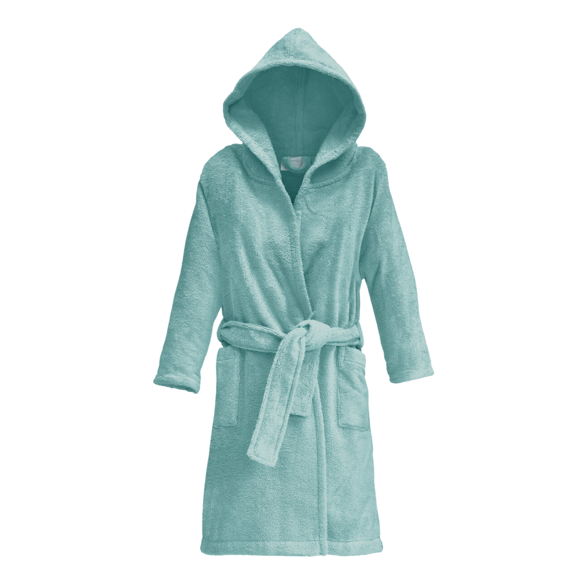 Bademantel Kinder von Weseta – arctic green