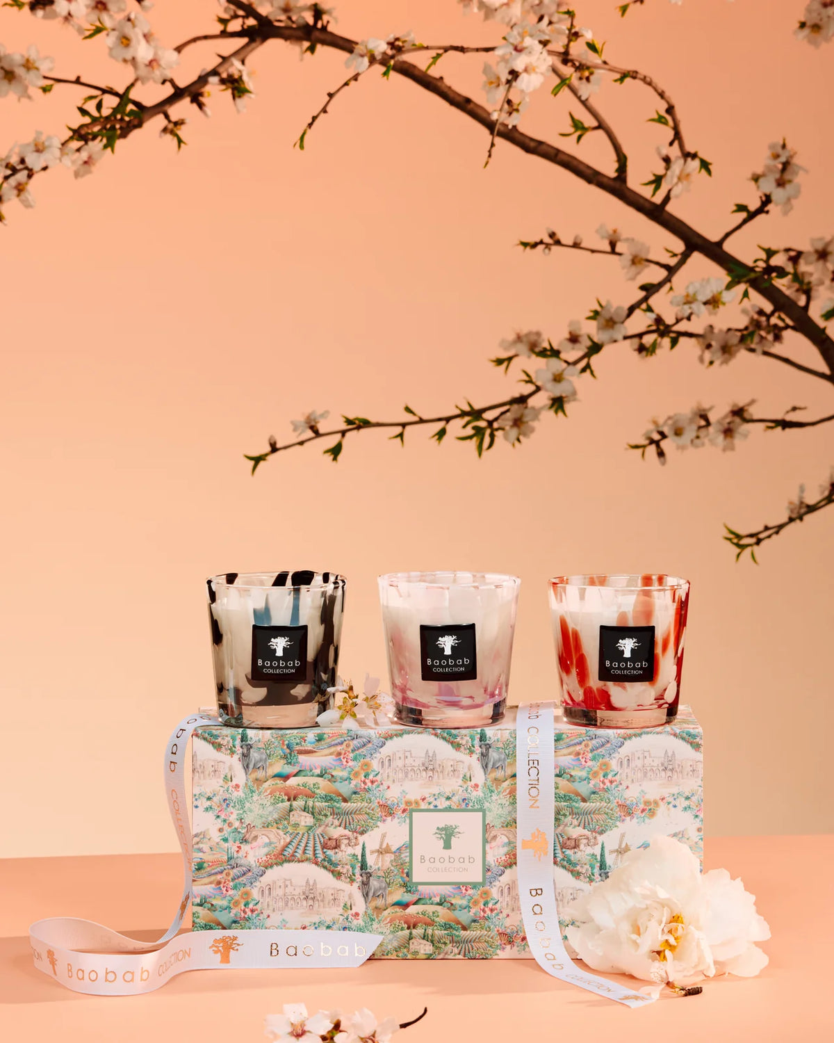 Trio Scented Candles "Pearls"