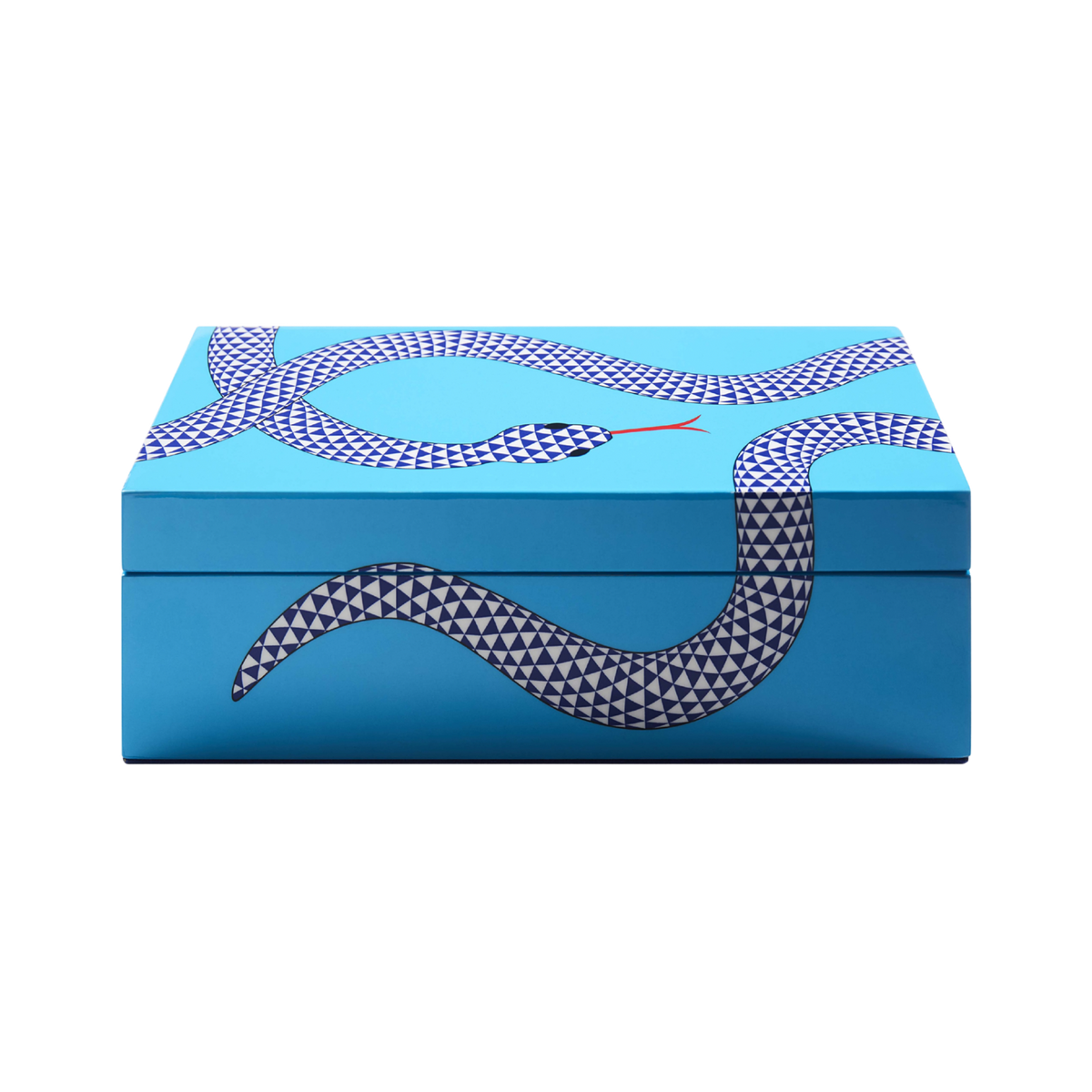 Box "Eden" von Jonathan Adler – Blau / Klein