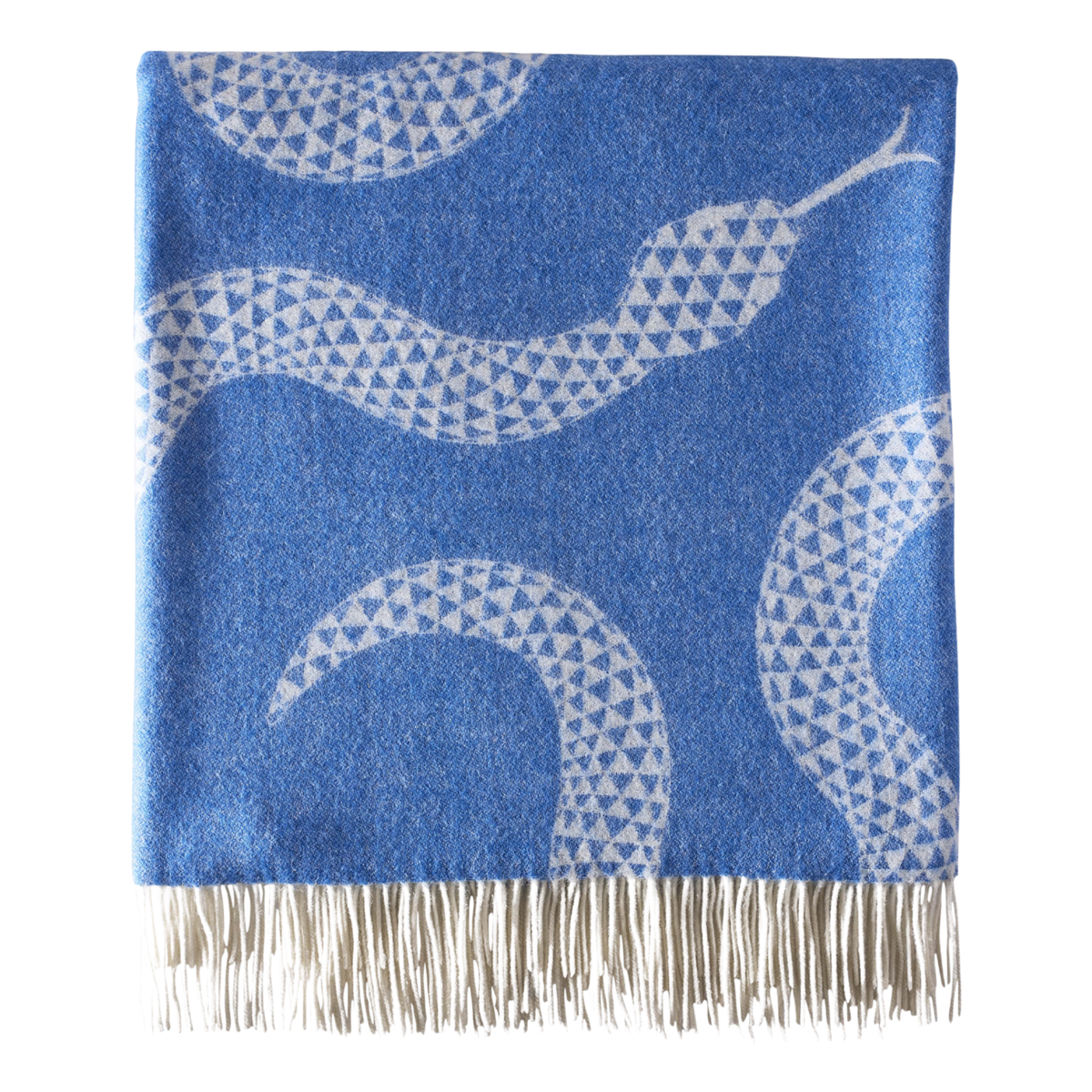 Wolldecke "Eden" von Jonathan Adler – Blue