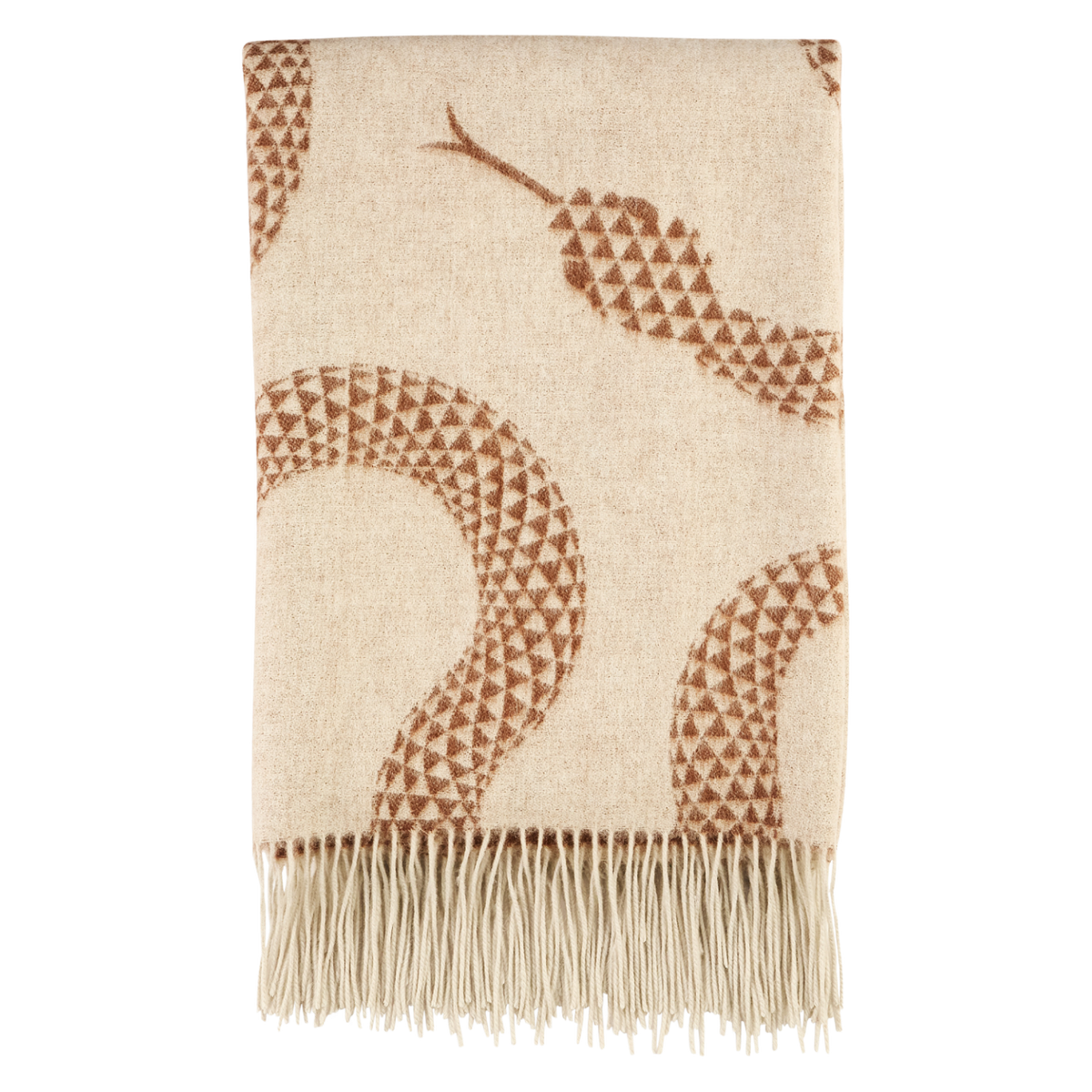 Wolldecke "Eden" von Jonathan Adler – Chocolate