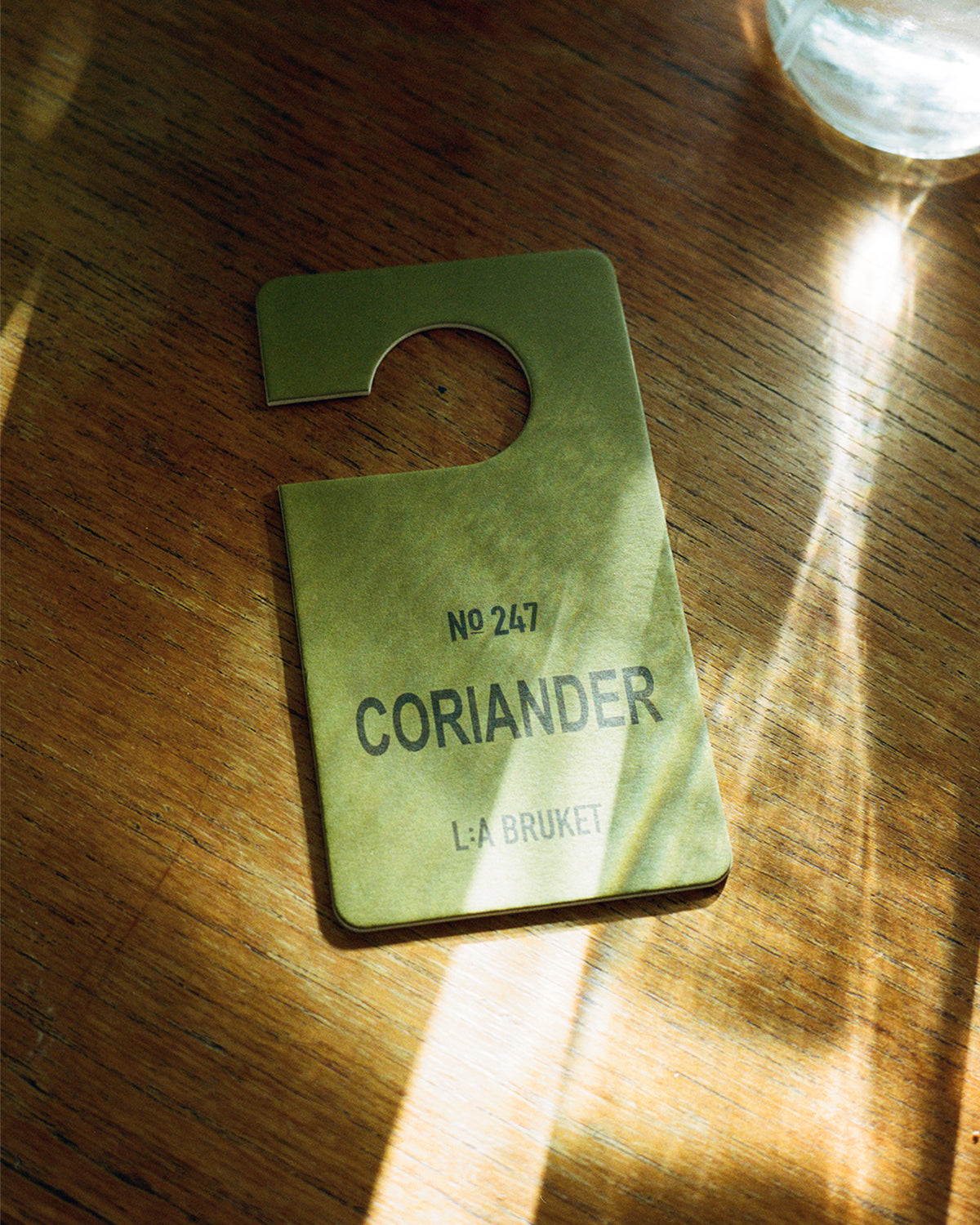 Fragrance Tag "No. 247 Coriander"