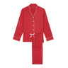 Women's Pyjama Set "Lara" von Derek Rose – Rot