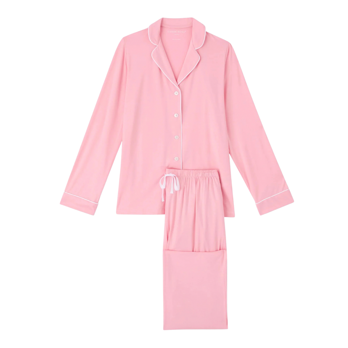 Women's Pyjama Set "Lara" von Derek Rose – Rosa
