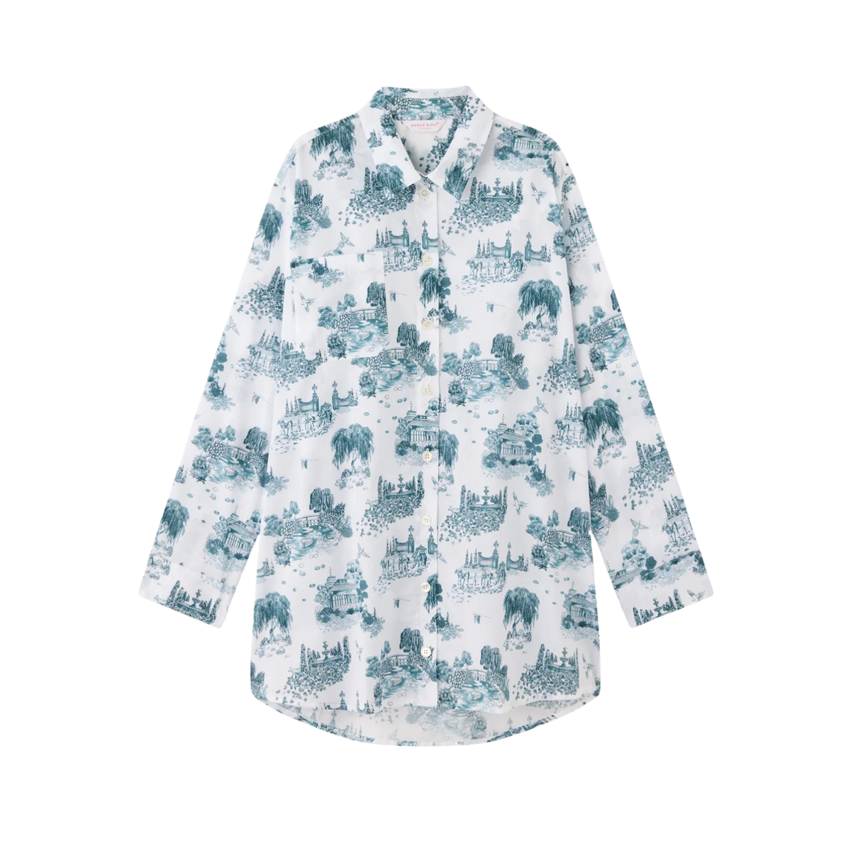 Women's Nightshirt "Ledbury" von Derek Rose – White
