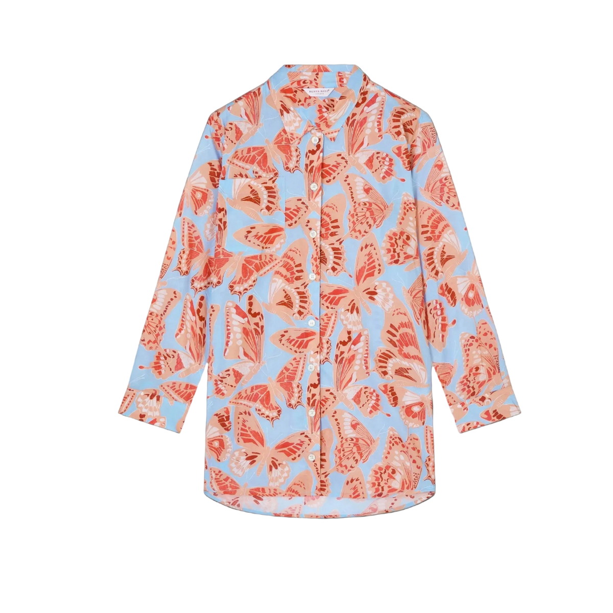 Women's Nightshirt "Ledbury" von Derek Rose – Butterfly
