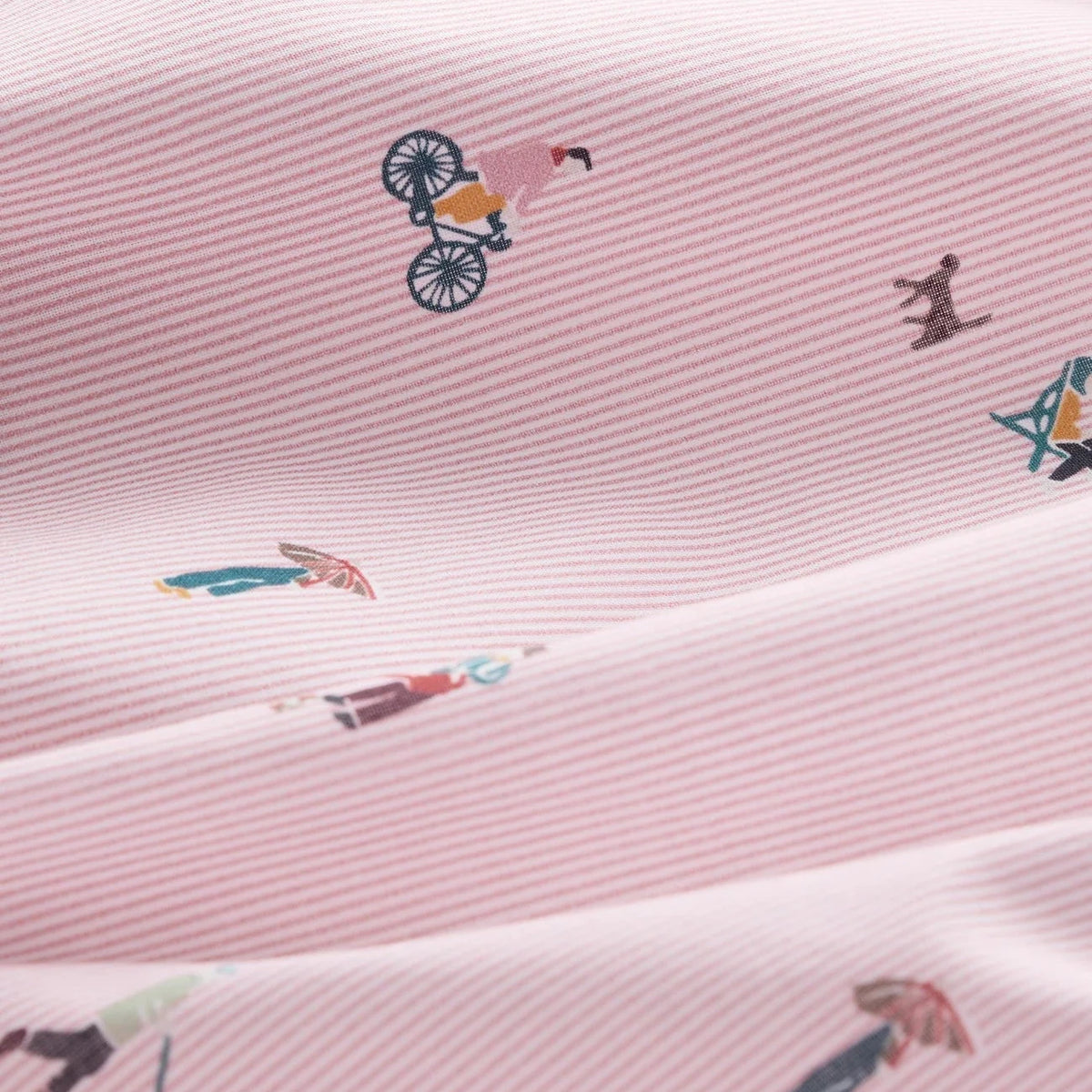 Women's Pyjama Set "Ledbury" von Derek Rose – Rosa