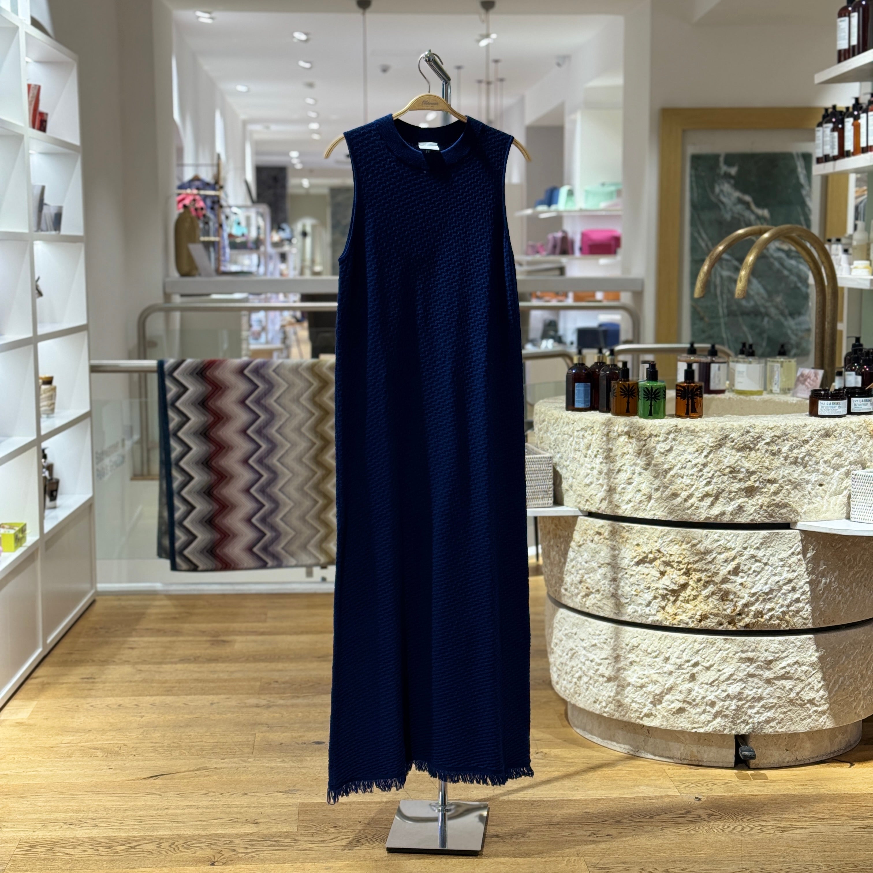 Kleid Sommer dunkel blau / hellblau