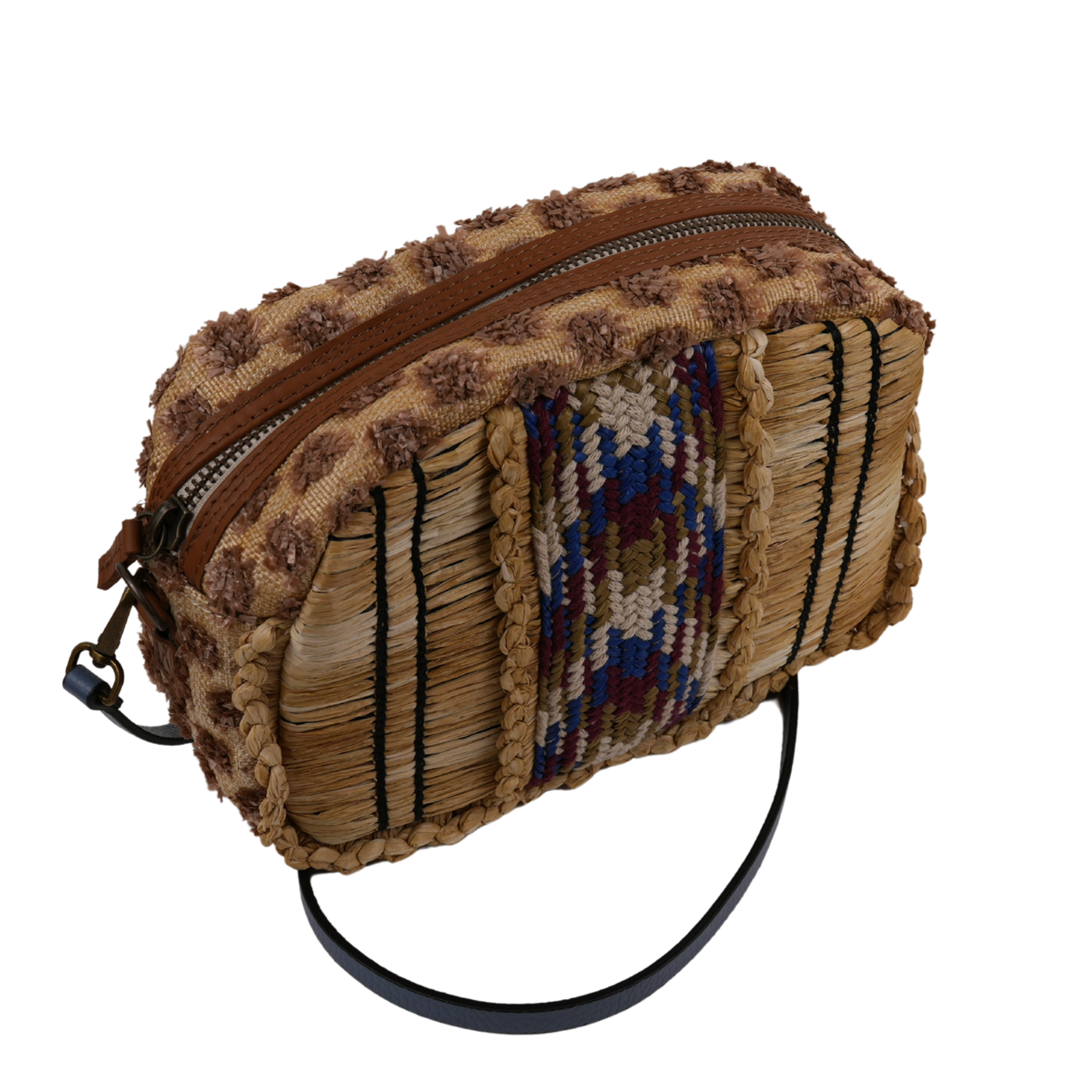 Rafia Bag J2177 von Exquisite J – Blau