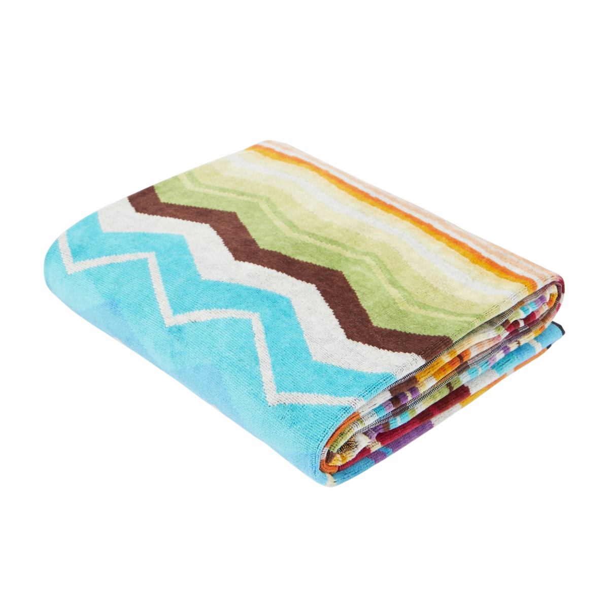 Strandtuch 180x100 "Hugo" von Missoni – 170 Turquoise