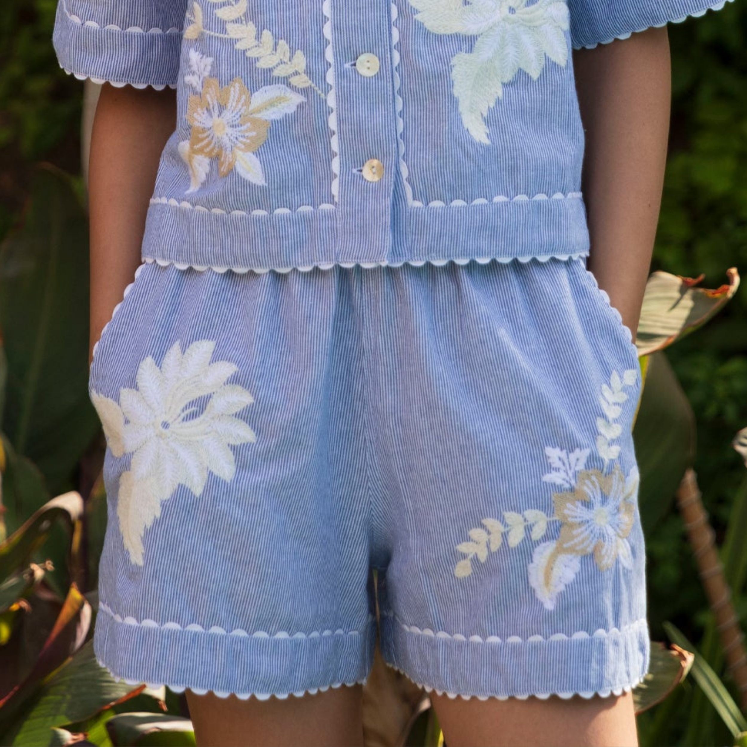 Pantaloncini “Tulip Stripes”